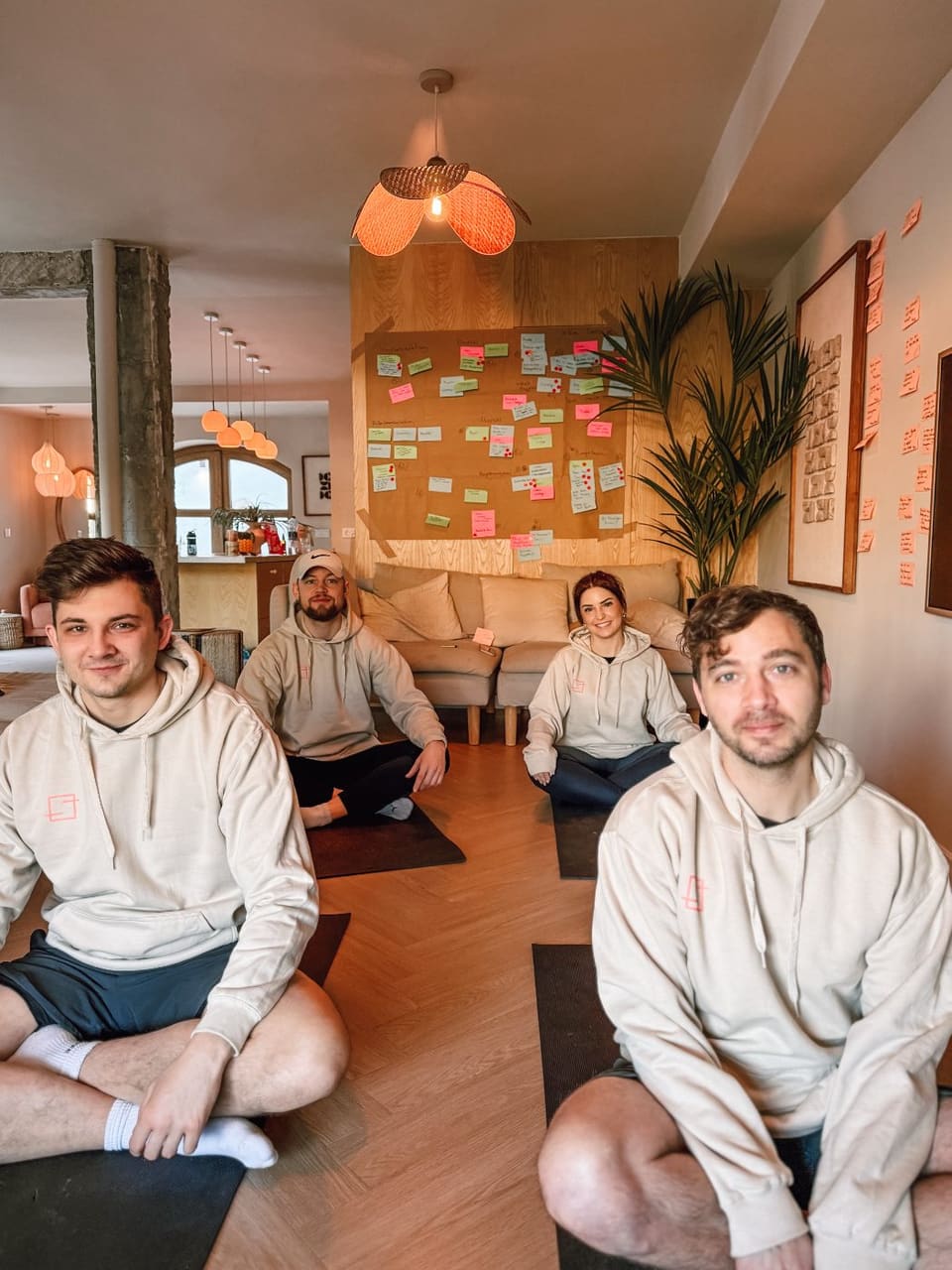Das Team beim Offsite